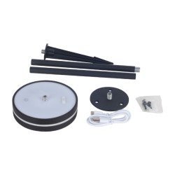 KELU Solar & USB Rechargeable Lamp - ARTU - IP54 140lm 3000mAh Black — Buy in Cyprus with Fast Delivery