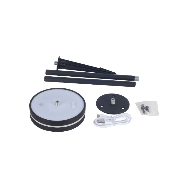 KELU Solar & USB Rechargeable Lamp - ARTU - IP54 140lm 3000mAh Black — Buy in Cyprus with Fast Delivery