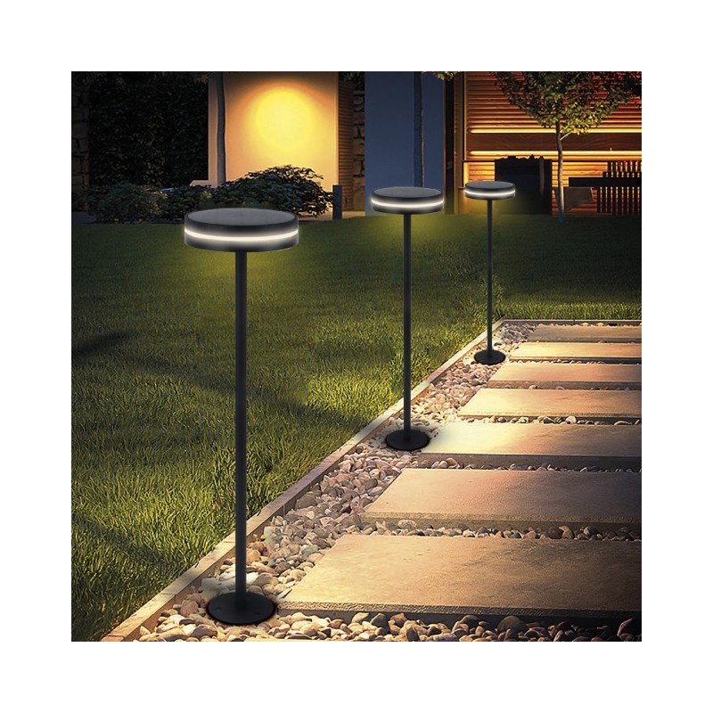 KELU Solar & USB Rechargeable Lamp - ARTU - IP54 140lm 3000mAh Black — Buy in Cyprus with Fast Delivery