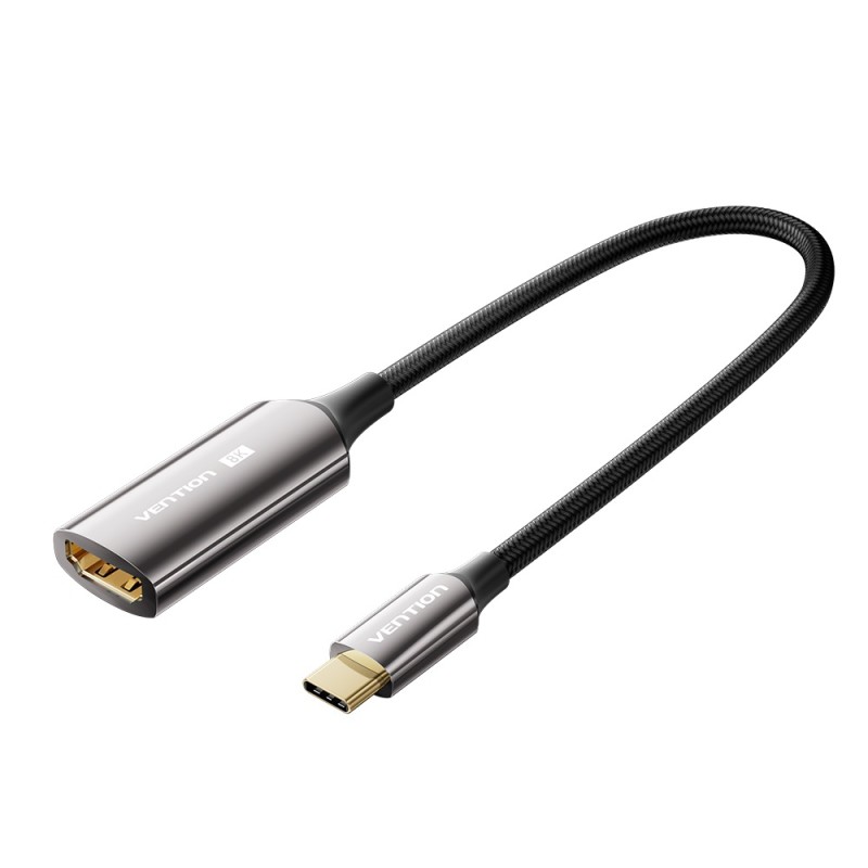 Vention Converter USB-C to HDMI Adaptor - CRDBC - 0.25m 8K60Hz Metal — Buy in Cyprus with Fast Delivery