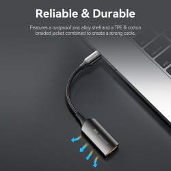 Vention Converter USB-C to HDMI Adaptor - CRDBC - 0.25m 8K60Hz Metal — Buy in Cyprus with Fast Delivery