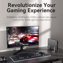 Vention Converter USB-C to HDMI Adaptor - CRDBC - 0.25m 8K60Hz Metal — Buy in Cyprus with Fast Delivery