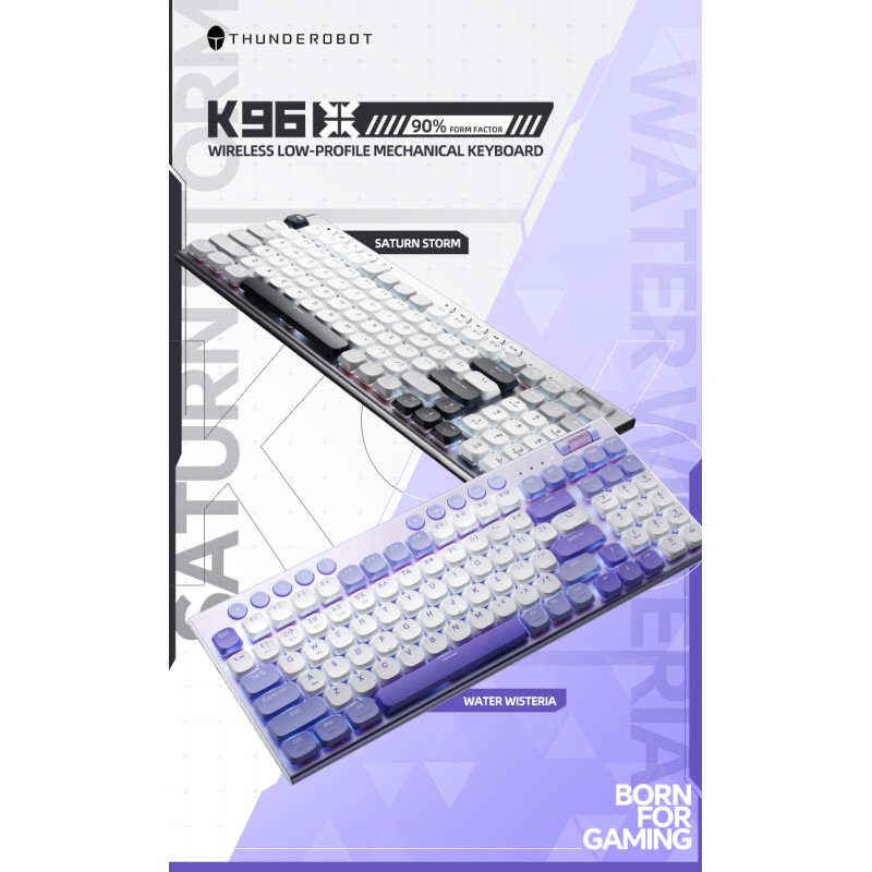 Thunderobot Office Mechanical Keyboard - K96 - Trimode 2.4GHz-BT-USBC 96 Red Switch Keys — Buy in Cyprus with Fast Delivery