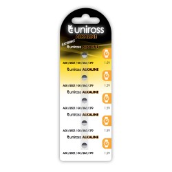 Uniross Coin Battery - LR521 AG0 LR63 - Alkaline Coin Battery (5pack) — Buy in Cyprus with Fast Delivery