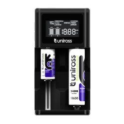 Uniross UCX004 Advanced Fast Smart Charger for 24 types of NiMH and Lithium Batteries — Buy in Cyprus with Fast Delivery