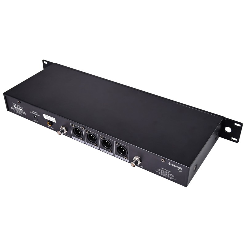 Citronic Quad True Diversity Multi-UHF Wireless Microphone System (4 x Handhelds) - TU4-H - Quad True Diversity Multi-UHF