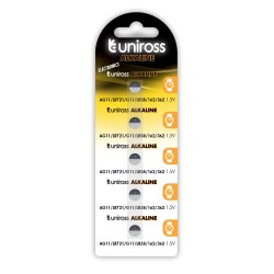 Uniross LR721 AG11 - LR58 - Alkaline Coin Battery (5pack) — Buy in Cyprus with Fast Delivery