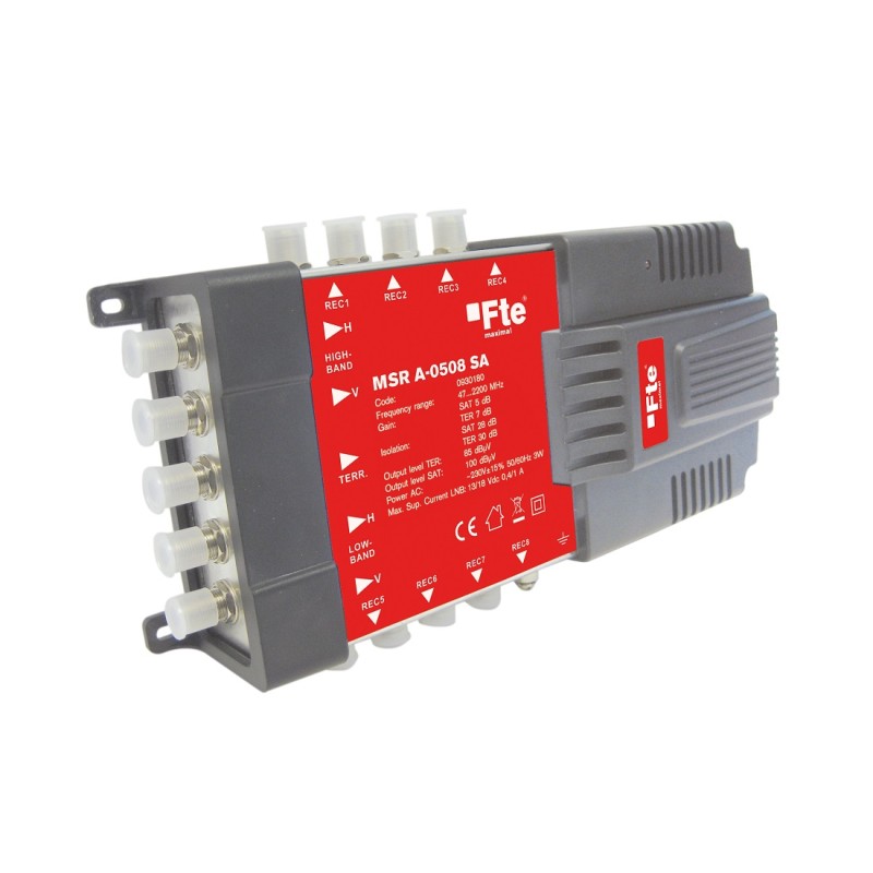 FTE Multiswitch - MSRA0508 - 5 8 Active Sat Terrestrial Multiswitch — Buy in Cyprus with Fast Delivery