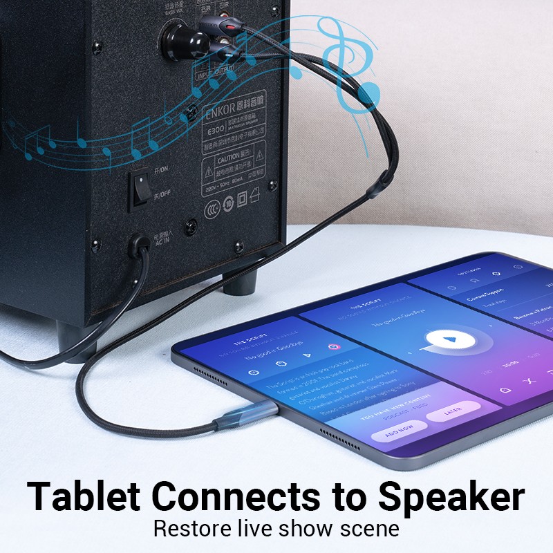 Vention Audio Converter - BGUHH - USB-C to 2RCA Male Cable 2.0m — Buy in Cyprus with Fast Delivery