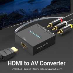 Vention Converter - AEEB0 - HDMI to 3RCA USB Powered — Buy in Cyprus with Fast Delivery