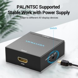 Vention Converter - AEEB0 - HDMI to 3RCA USB Powered — Buy in Cyprus with Fast Delivery