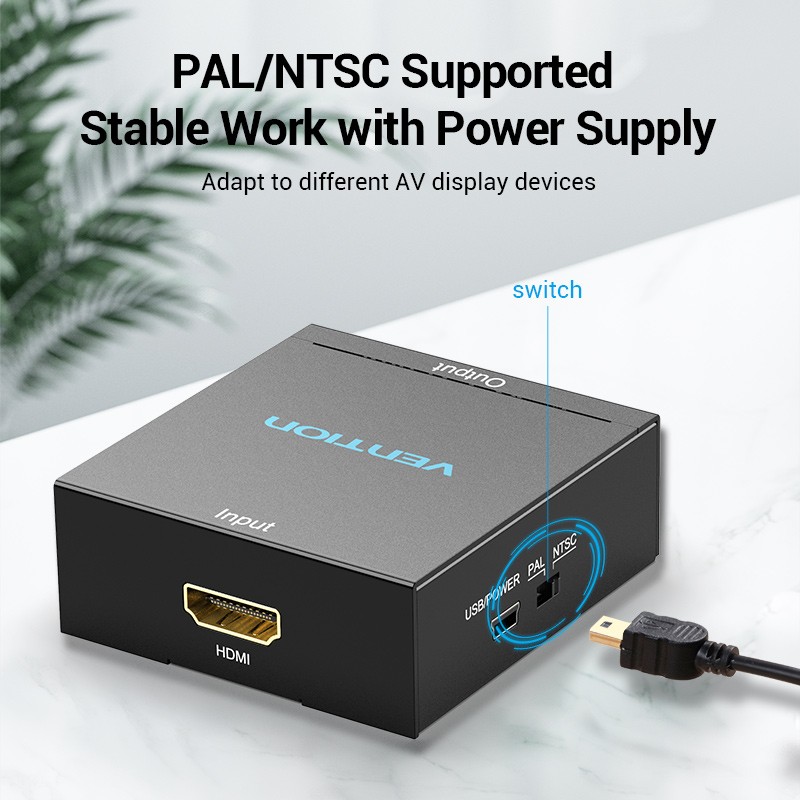 Vention Converter - AEEB0 - HDMI to 3RCA USB Powered — Buy in Cyprus with Fast Delivery