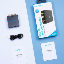 Vention Converter - AEEB0 - HDMI to 3RCA USB Powered — Buy in Cyprus with Fast Delivery