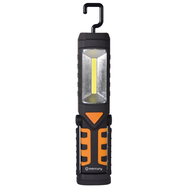 Mercury Handheld Worklight - 410.318UK - 3in1 Handheld Rechargeable Worklight, Powerbank Function, with Hook and Magnet