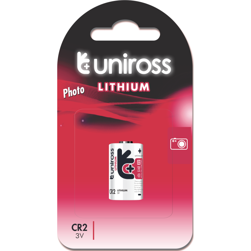 Uniross Photo Lithium Battery - CR2 - Photo Lithium Battery — Buy in Cyprus with Fast Delivery