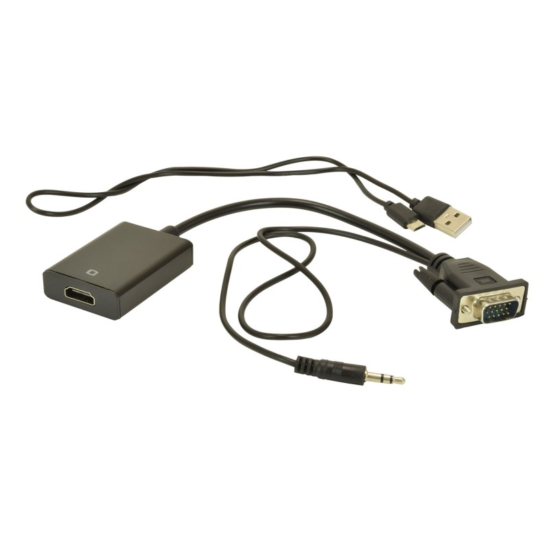 AV:Link VGA+Audio to HDMI Converter - 122.423UK - VGA+Audio to HDMI Converter — Buy in Cyprus with Fast Delivery