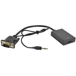 AV:Link VGA+Audio to HDMI Converter - 122.423UK - VGA+Audio to HDMI Converter — Buy in Cyprus with Fast Delivery