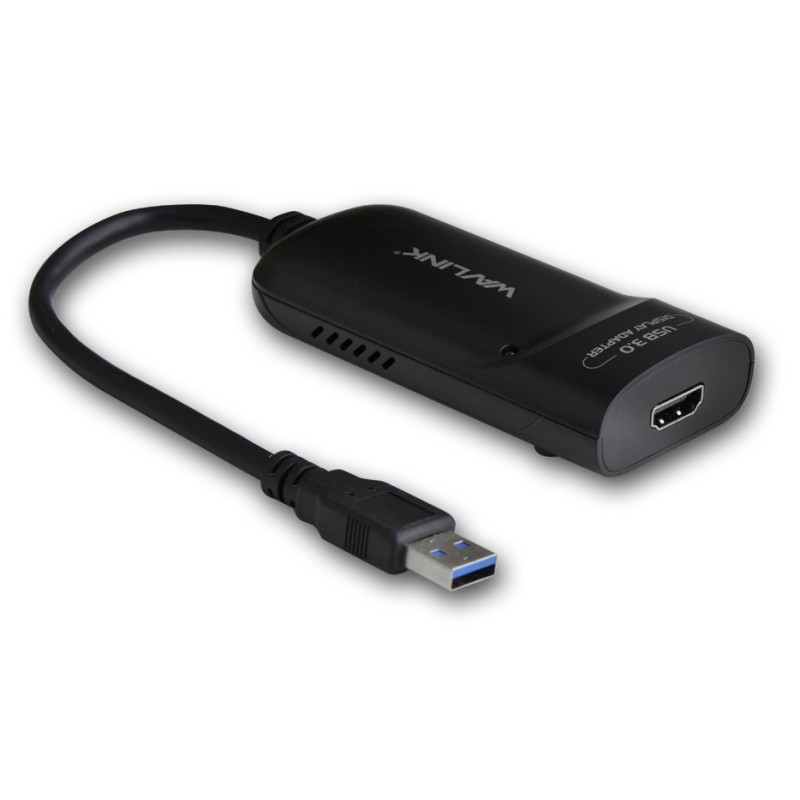 WavLink USB3.0 to HDMI 2K Adapter (Up to 6 Monitors) - UG3501H - USB3.0 to HDMI 2K Adapter (Up to 6 Monitors)