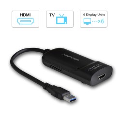 WavLink USB3.0 to HDMI 2K Adapter (Up to 6 Monitors) - UG3501H - USB3.0 to HDMI 2K Adapter (Up to 6 Monitors)