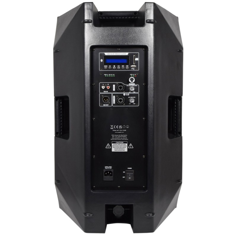 Citronic Active 15' Speaker - CASA-15A - Active 15' Speaker DSP USB & Bluetooth — Buy in Cyprus with Fast Delivery