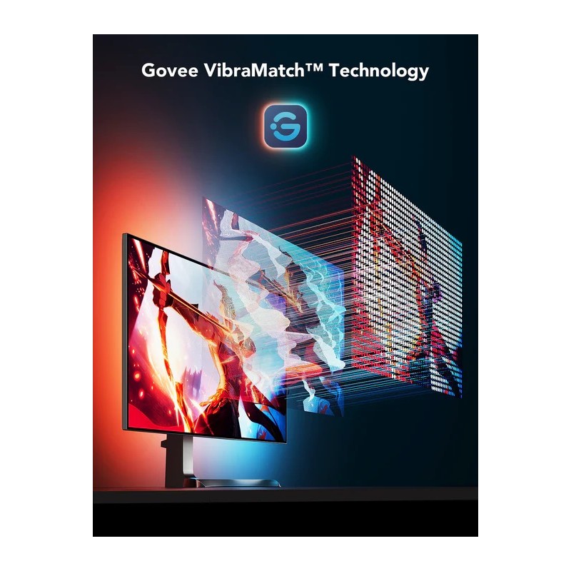 Govee Gaming Light Strip G1 - H6609 - for 27'-34' PC Monitor — Buy in Cyprus with Fast Delivery