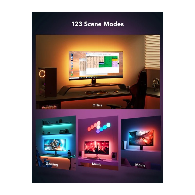 Govee Gaming Light Strip G1 - H6609 - for 27'-34' PC Monitor — Buy in Cyprus with Fast Delivery