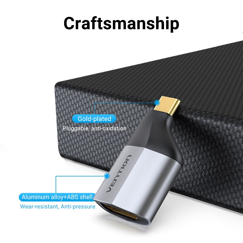 Vention Converter USB-C to HDMI Female 4K60Hz - TCAH0 - USB-C to HDMI Female 4K60Hz — Buy in Cyprus with Fast Delivery