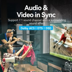 Vention HDMI Extender over Ethernet 50m - AKGH0-UK - with UK PSU — Buy in Cyprus with Fast Delivery