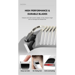 Enchen Hair Clipper - BOOST 2 - USB-C 1200mAh White — Buy in Cyprus with Fast Delivery