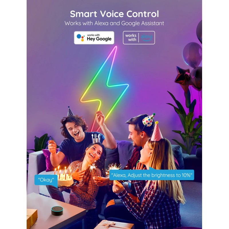 Govee Neon LED Strip Light - H61A2 - 5m — Buy in Cyprus with Fast Delivery