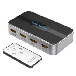 Vention HDMI Switch - AFOH0 - 3-Port 4K 2.0 w Remote Control — Buy in Cyprus with Fast Delivery