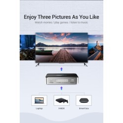 Vention HDMI Switch - AFOH0 - 3-Port 4K 2.0 w Remote Control — Buy in Cyprus with Fast Delivery