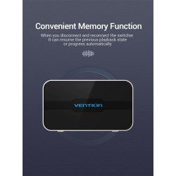 Vention HDMI Switch - AFOH0 - 3-Port 4K 2.0 w Remote Control — Buy in Cyprus with Fast Delivery