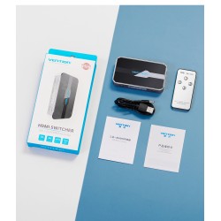Vention HDMI Switch - AFOH0 - 3-Port 4K 2.0 w Remote Control — Buy in Cyprus with Fast Delivery