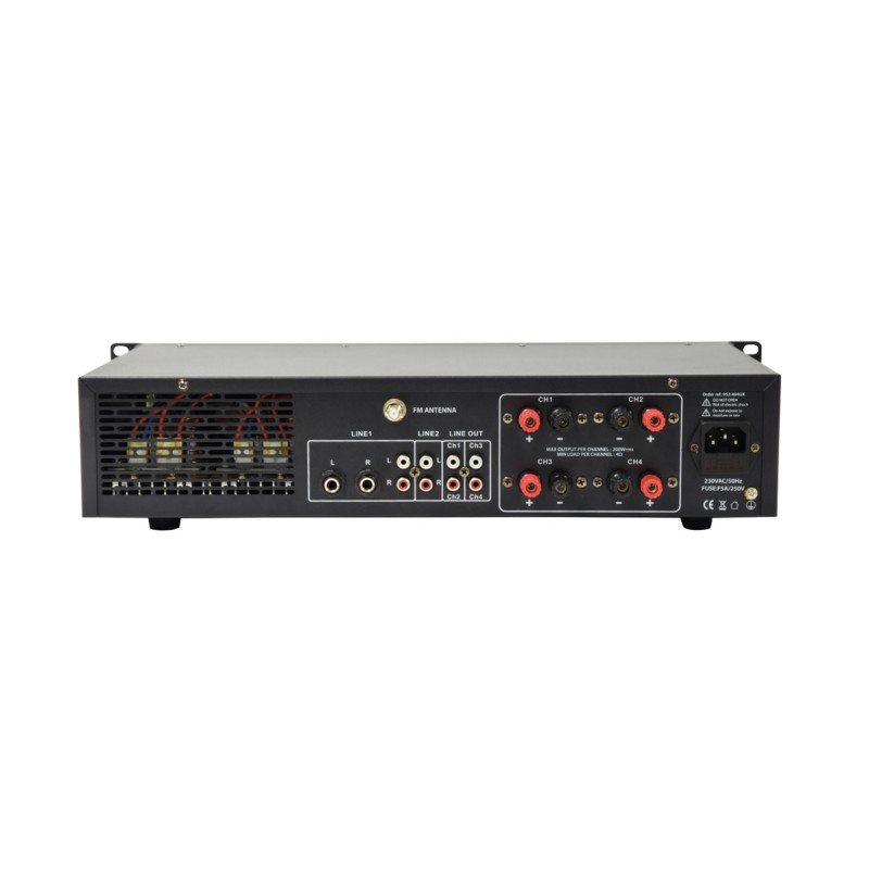 Adastra A4 2 x Independent Stereo Zones Amplifier - 953.404UK - 4x200W USB BT FM — Buy in Cyprus with Fast Delivery