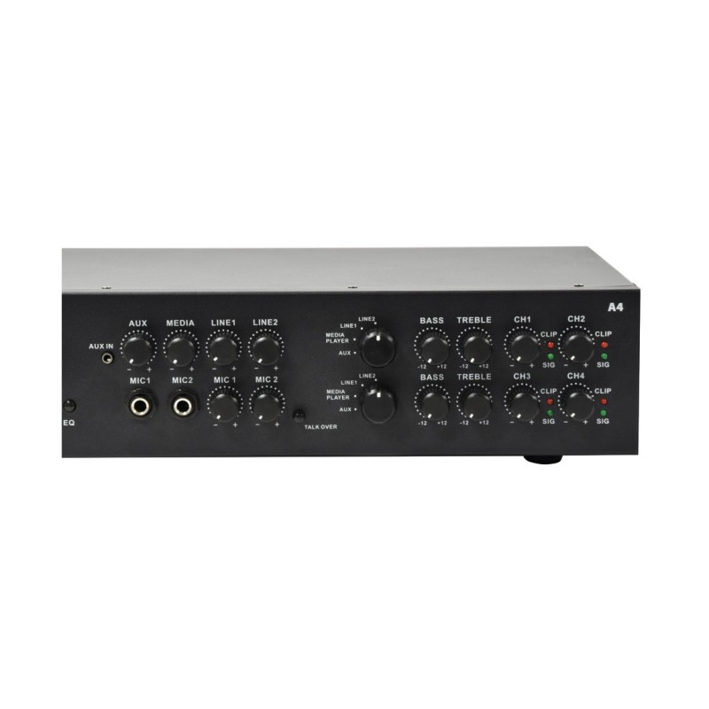 Adastra A4 2 x Independent Stereo Zones Amplifier - 953.404UK - 4x200W USB BT FM — Buy in Cyprus with Fast Delivery
