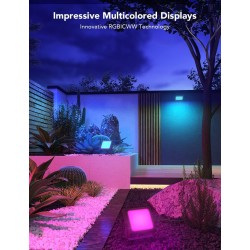 Govee Outdoor LED RGBICWW Smart Flood Lights - H7060 - Outdoor LED RGBICWW Smart Flood Lights (4pack)