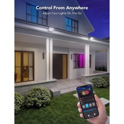 Govee Outdoor LED RGBICWW Smart Flood Lights - H7060 - Outdoor LED RGBICWW Smart Flood Lights (4pack)