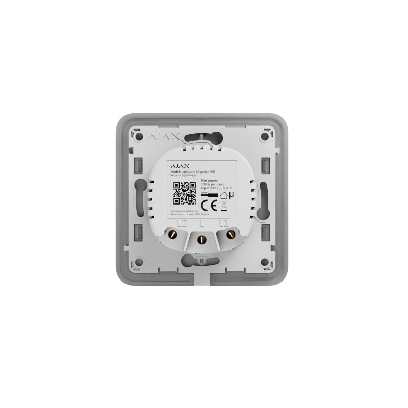 AJAX WallSwitch - 2 Gang — Buy in Cyprus with Fast Delivery