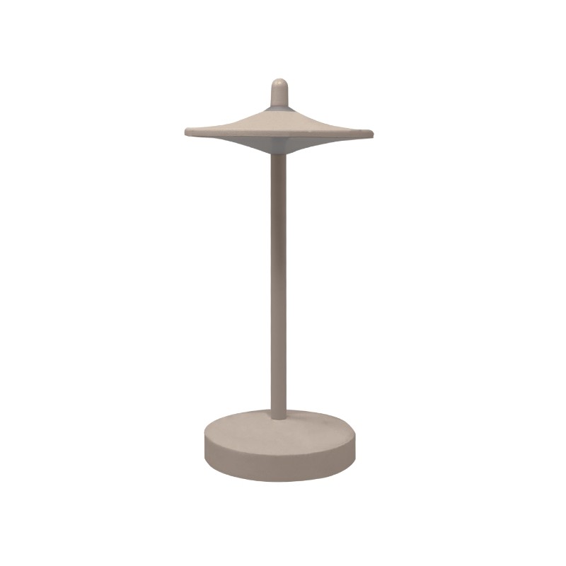 KELU SAKE USB-C Rechargeable IP44 Aluminium Lamp 130LM Sand - USB-C Rechargeable, IP44, Aluminium Lamp, 130LM, Sand