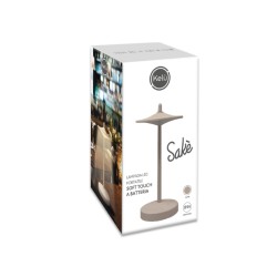 KELU SAKE USB-C Rechargeable IP44 Aluminium Lamp 130LM Sand - USB-C Rechargeable, IP44, Aluminium Lamp, 130LM, Sand