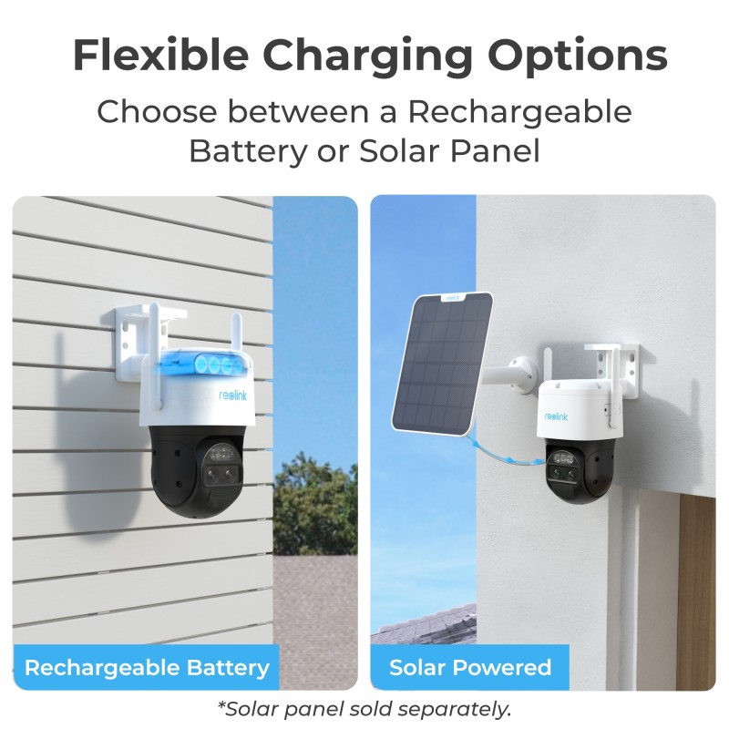 Reolink BP Outdoor Battery Camera 4K PTZ Dual Lens - TRACKMIX-4K - BP Outdoor Battery Camera 4K PTZ Dual Lens