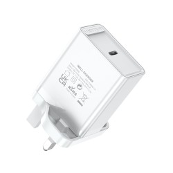 Vention Charger Wall - FAIW0-UK - 30W 1xUSBC UK Plug White — Buy in Cyprus with Fast Delivery