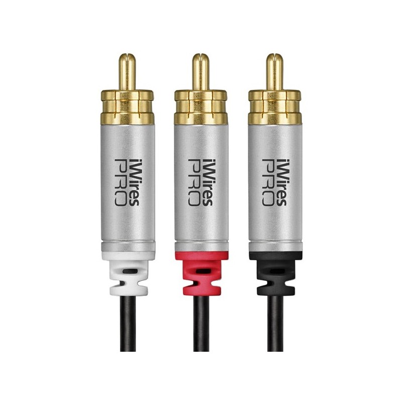 Techlink iWiresPro Subwoofer RCA to 2 RCA - 711043 - RCA to 2 RCA, 3.0m — Buy in Cyprus with Fast Delivery