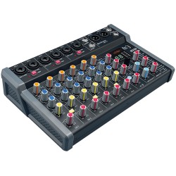 Citronic 8ch Mixer with DSP BT PC USB Play-Rec - CMA-10 - 8ch Mixer with DSP BT PC USB Play-Rec
