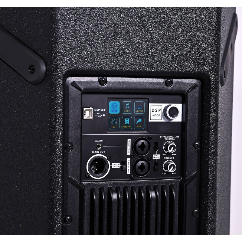 Citronic 15'' Active Plywood Speaker 1800W with DSP 178.915UK - CORVA-15A - 15'' Active Plywood Speaker 1800W with DSP 178.915UK