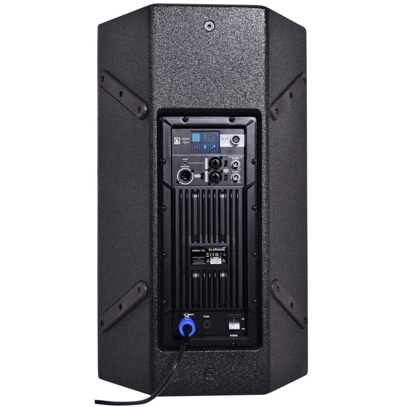 Citronic 15'' Active Plywood Speaker 1800W with DSP 178.915UK - CORVA-15A - 15'' Active Plywood Speaker 1800W with DSP 178.915UK