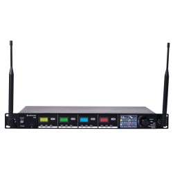 Citronic - TU4-N - Quad True Diversity Multi-UHF Wireless Microphone System (4 x Beltpacks) 171.044UK