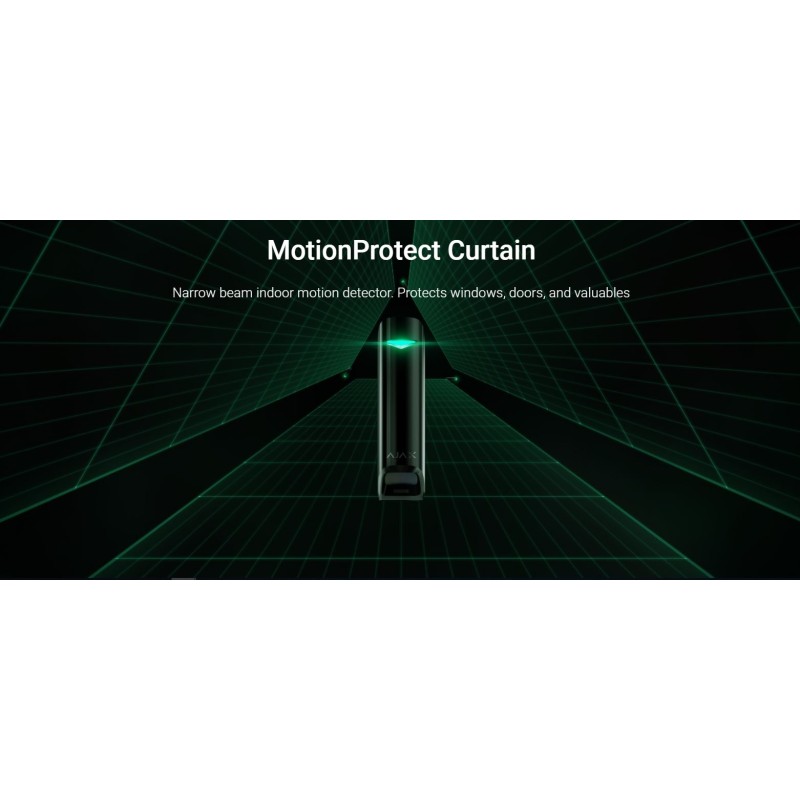 AJAX PIR MotionProtect Curtain White - White — Buy in Cyprus with Fast Delivery