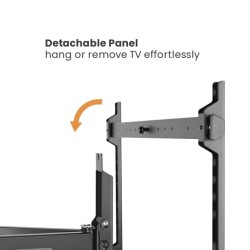 Brateck TV Mount - LPA77-466 - 60x40 Turn 4-Arm 54cm Ext — Buy in Cyprus with Fast Delivery